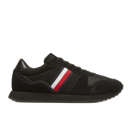 Boty Tommy Hilfiger Lo Runner Mix M FM0FM04958DW5 černý