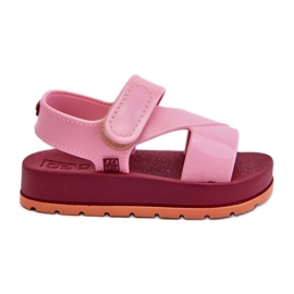 Dětské sandály na suchý zip Scented ZAXY LL385001 Pink růžový