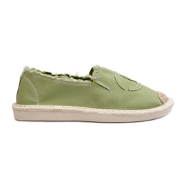 Klasické dámské espadrilky Green Flaure zelený