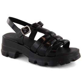 Zaxy vonné gumové sandály W NN285039 INT2008A černý