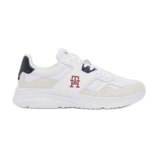 Boty Tommy Hilfiger Modern Runner Mix FM0FM04937YBS bílý Boty Tommy Hilfiger Modern Runner Mix FM0FM04937YBS bílý