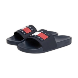 Žabky Tommy Hilfiger Pool Slide Ess EM0EM01191C1G černý