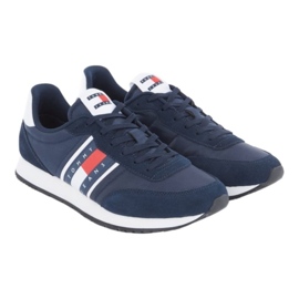 Tommy Hilfiger Boty Tommy Jeans Runner Casual Ess EM0EM01351C1G modrý