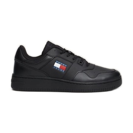 Boty Tommy Hilfiger Retro Basket Ess EM0EM01395BDS černý