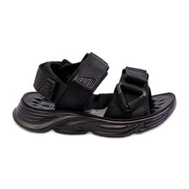 Dětské sandály se zapínáním na suchý zip, Black Orretta černý