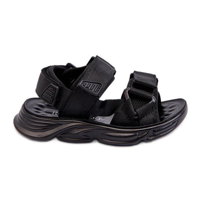Dětské sandály se zapínáním na suchý zip, Black Orretta černá