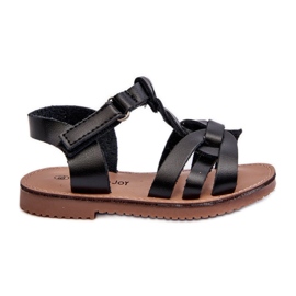 Dětské sandály se zapínáním na suchý zip, Black Marimona černý