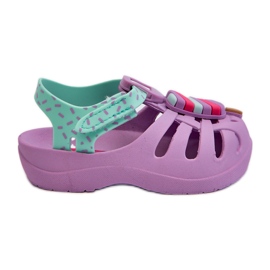 Dětské sandály na suchý zip 83486 Ipanema Summer Xiii Baby Purple fialový Dětské sandály na suchý zip 83486 Ipanema Summer Xiii Baby Purple fialový