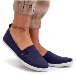 News Tenisky Slip-on Dámské námořnictvo modré 24TX02-7655 tenisky modrý News Tenisky Slip-on Dámské námořnictvo modré 24TX02-7655 tenisky modrý