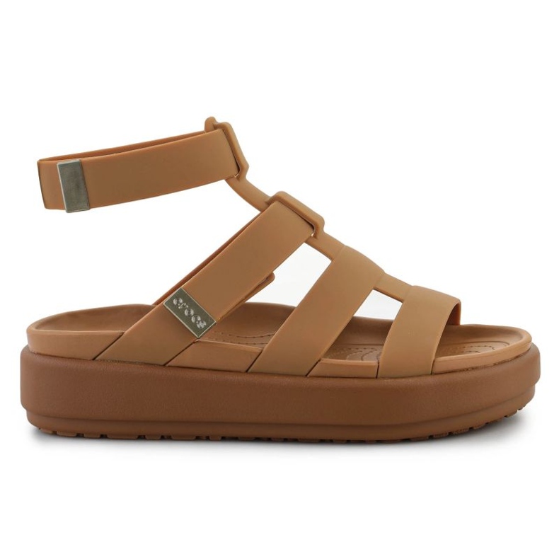 Crocs Brooklyn luxe sandály Gladiator 209557-2U3 hnědý Crocs Brooklyn luxe sandály Gladiator 209557-2U3 hnědý
