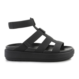 Crocs Brooklyn luxe sandály Gladiator 209557-060 černá