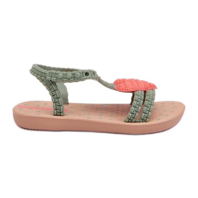 Dětské sandály se srdcem 81997 Ipanema My First Baby Green zelená