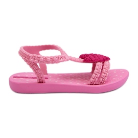 Dětské sandály se srdcem 81997 Ipanema My First Baby Pink růžový
