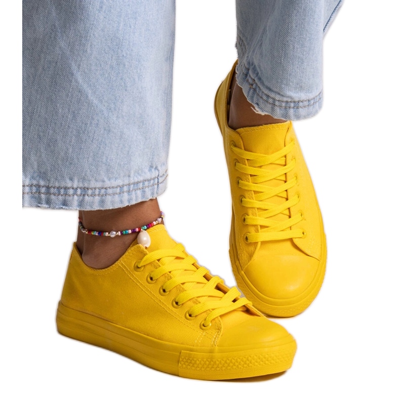 Žluté klasické tenisky Nudar žlutá