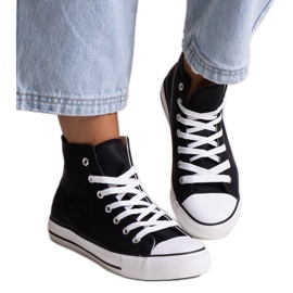 Černé vysoké tenisky Efren černý