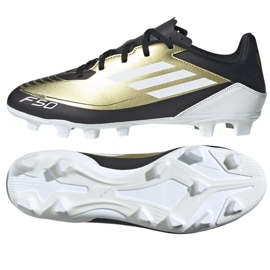 Boty Adidas F50 Club Messi FxG M IG9331 zlatý Boty Adidas F50 Club Messi FxG M IG9331 zlatý
