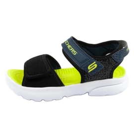Sandály Skechers 406512L/BKLM černý