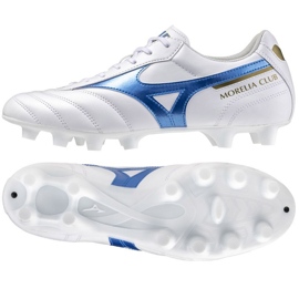 Boty Mizuno Morelia Ii Club Fg M P1GA241625 bílý Boty Mizuno Morelia Ii Club Fg M P1GA241625 bílý