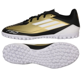 Boty Adidas F50 Club Messi Tf M IG9330 zlatý