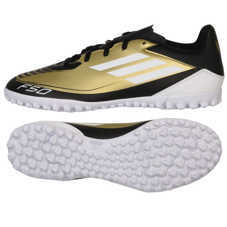 Boty Adidas F50 Club Messi Tf M IG9330 zlatý