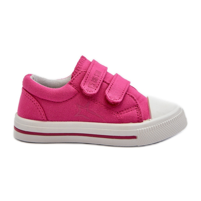 Dětské tenisky na suchý zip Big Star NN374113 Fuchsia růžový
