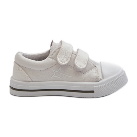 Dětské tenisky na suchý zip Big Star NN374117 White bílý