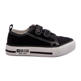 Dětské tenisky na suchý zip Big Star LL374015 Black černá