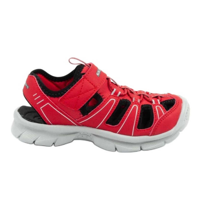 Sandály Skechers Relix 406520L/RDBK červené Sandály Skechers Relix 406520L/RDBK červené