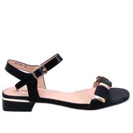 Seastar Sandály na nízkém podpatku Clary Black černá