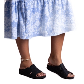 Černé perforované skluzavky Marouna černý