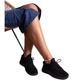 Černé sportovní tenisky Khitam černá Černé sportovní tenisky Khitam černá