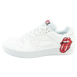 Boty Skechers Palmilla Rolling Stones 210748/WHT bílý