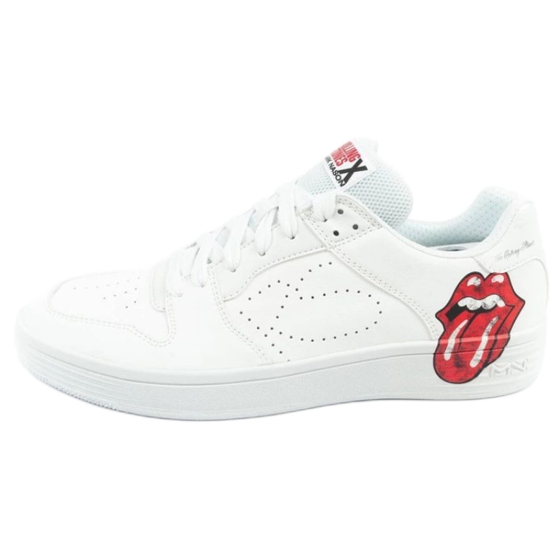 Boty Skechers Palmilla Rolling Stones 210748/WHT bílý