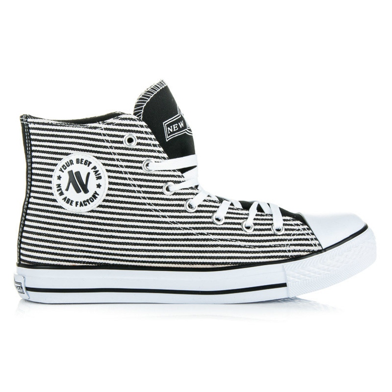 New Age vysoké tenisky bílý černá