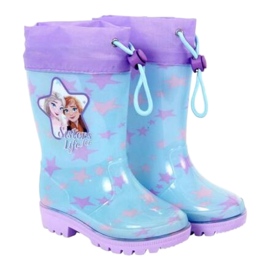 Coqui Perletti Galoshes Land of Frozen 98077 modrý