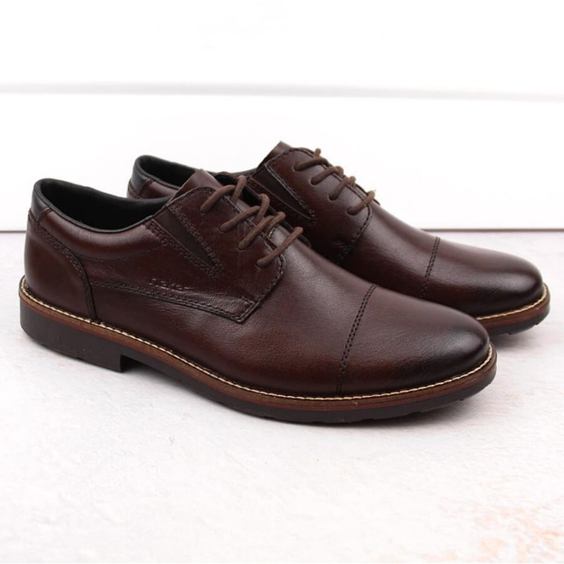 Boty s gumičkou Rieker M 15320-25 hnědý