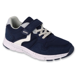 Befado mládežnické sporty se suchým zipem 516Q275 tmavě modrá modrý Befado mládežnické sporty se suchým zipem 516Q275 tmavě modrá modrý