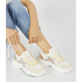 Seastar Dámské zlaté tenisky béžový Seastar Dámské zlaté tenisky béžový