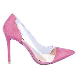 Vices Průhledné špendlíky růžový