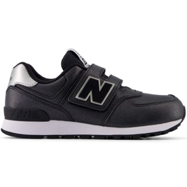 Tenisky New Balance se zapínáním na suchý zip PV574FM černý