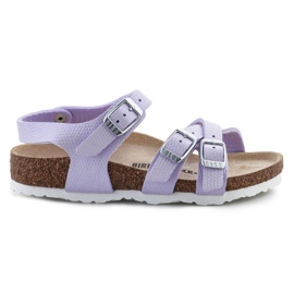 Sandály Birkenstock Kumba Shiny Lizard 1026907 fialová