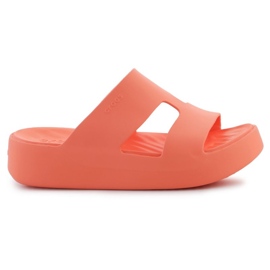 Žabky Crocs Getaway Platform H-Strap 209409-84F pomerančový