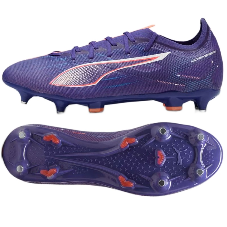 Boty Puma Ultra 5 Match MxSG 107893 01 fialový