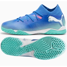 Polobotky Puma Ultra 7 Match Jr IT+ 107947 01 modrý