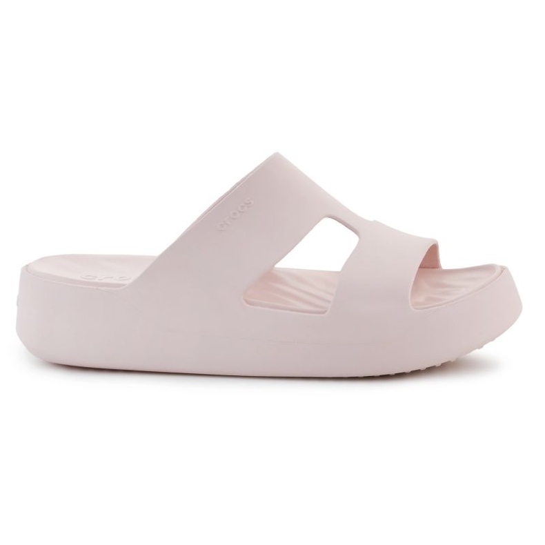 Žabky Crocs Getaway Platform H-Strap 209409-6UR béžový Žabky Crocs Getaway Platform H-Strap 209409-6UR béžový