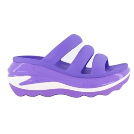 Crocs Mega Crush Triple Strap Clogs 209842-5AJ fialová
