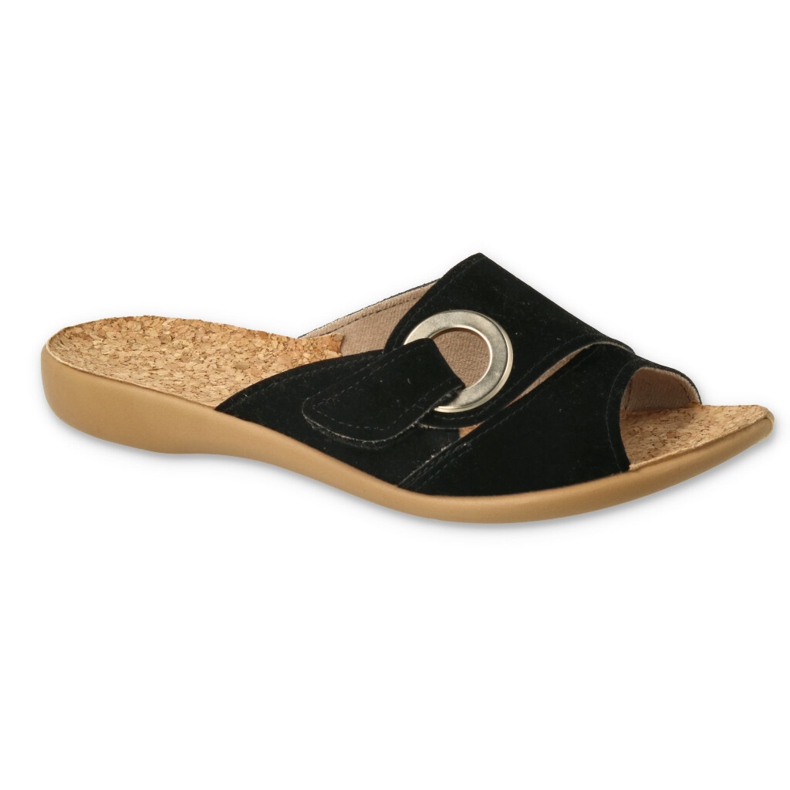 Dámské pantofle Befado Cork Insert 265D029 černá