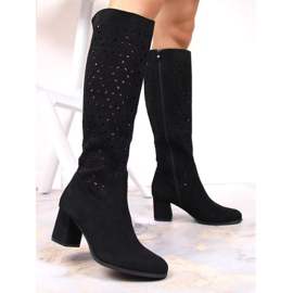 Boty M.Daszyński SA156-10 SAN1A černý