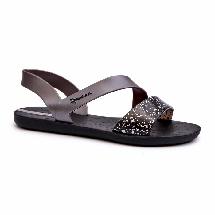 Dámské sandály 82429 Ipanema Vibe Sandal Fem Black and Silver černá Dámské sandály 82429 Ipanema Vibe Sandal Fem Black and Silver černá