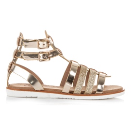 Kylie Římské sandály žlutá